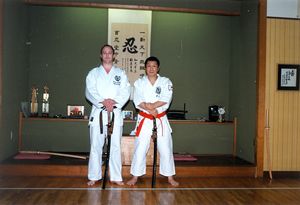 Dojo Osaka : Soke Tatsuno & Didier Simon